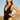 Nola in Midnight Black / White Straps One-Piece Swimsuit Arloe 