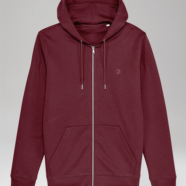 Printed P Zip-Up Hoodie | Hoodies | pitod.com